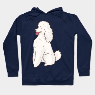 Cute poodle dog illustration Hoodie